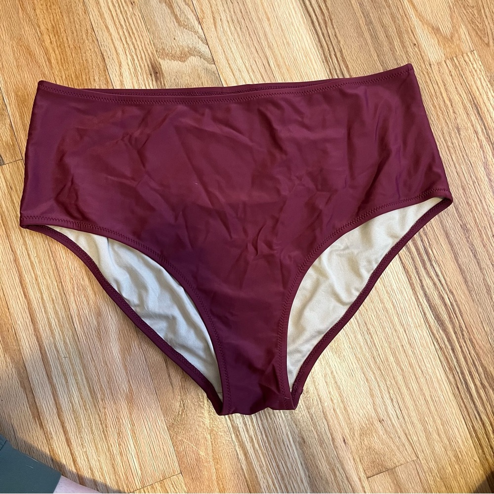 Old Navy Burgundy Swim Bottoms